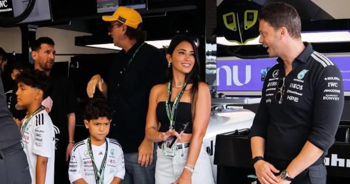 Antonela Roccuzzo y su familia brillan en el Gran Premio de Miami