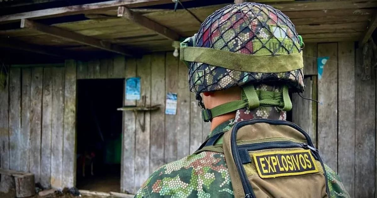 Conflicto en Colombia: Un militar fallece y otro resulta herido en enfrentamientos con guerrilleros