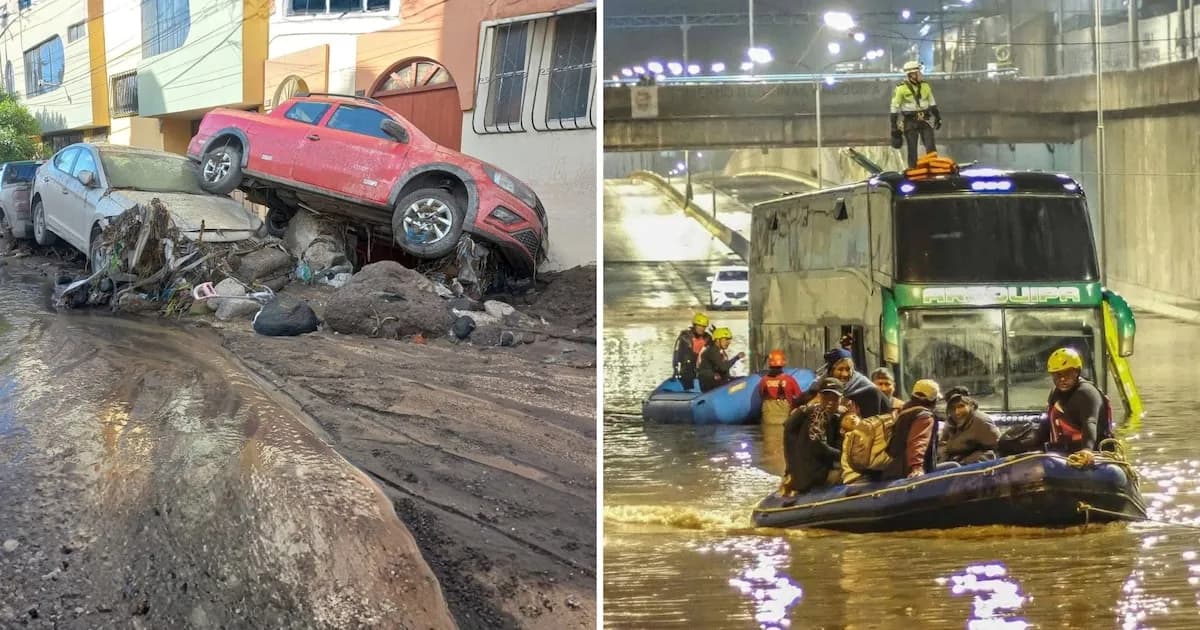 Perú enfrenta crisis vial por lluvias: Mapa revela carreteras inaccesibles
