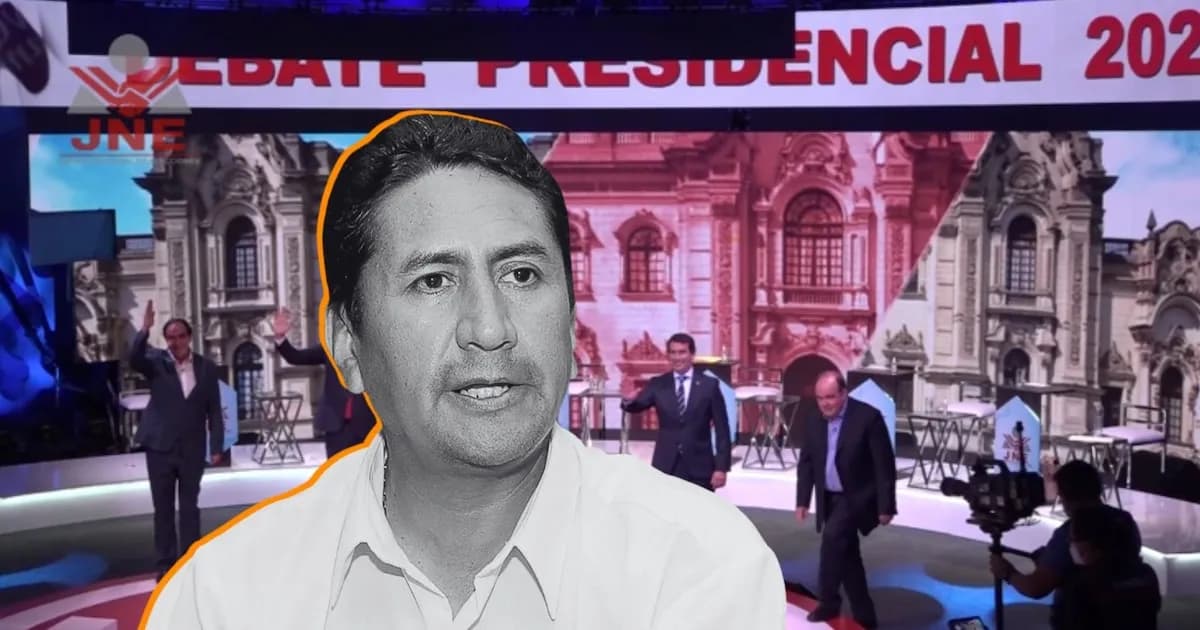 Candidato Vladimir Cerrón enfrenta dilema ante debate presidencial presencial
