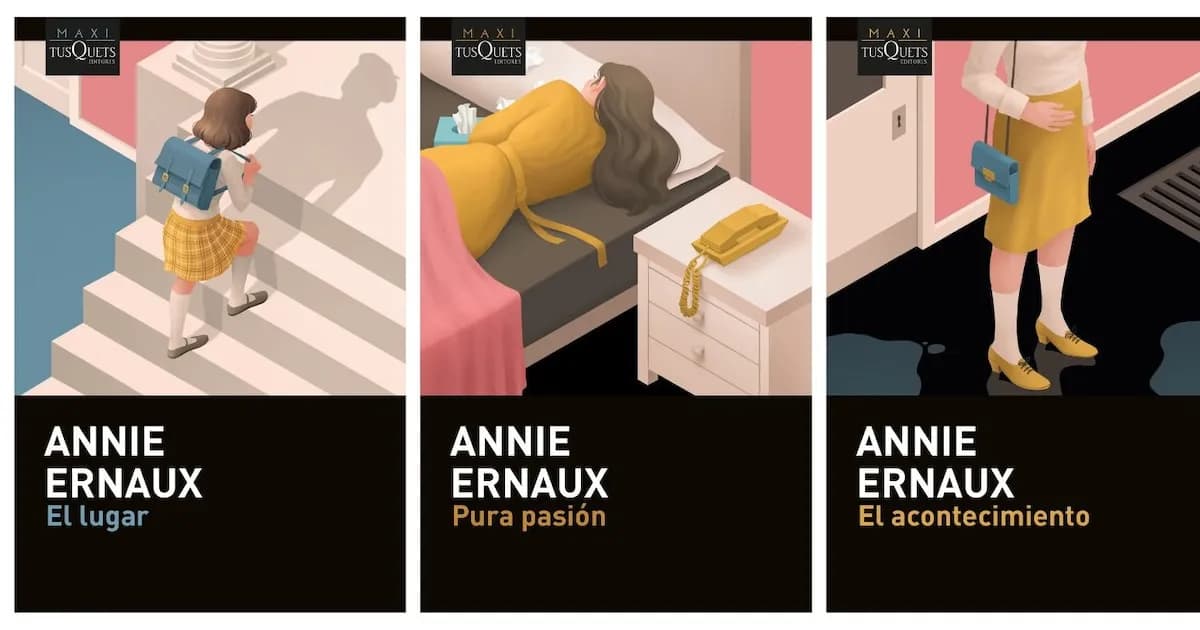 Maxi Tusquets lanza ediciones de bolsillo de obras emblemáticas de Annie Ernaux