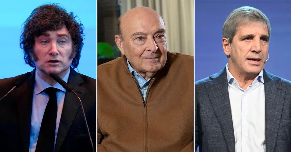 Milei y Caputo responden a Cavallo sobre la eliminación del cepo cambiario