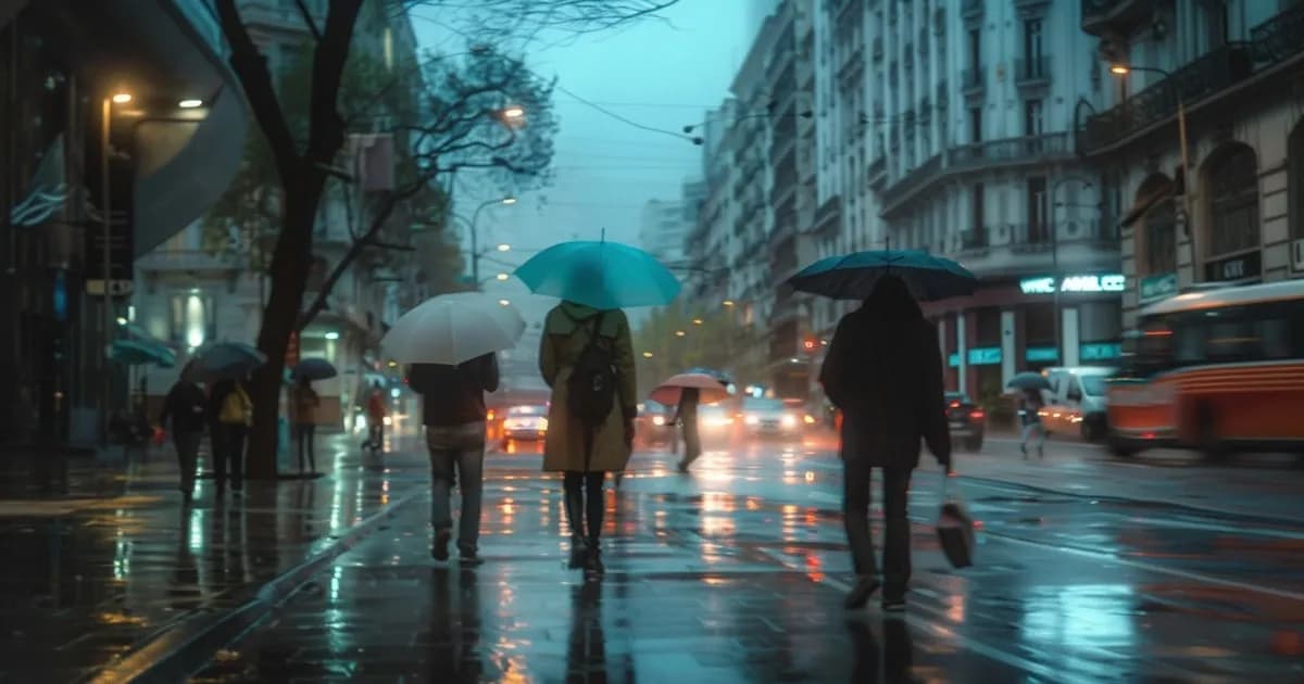 Desmejora del clima en el AMBA: alerta amarilla por tormentas y descenso de temperaturas
