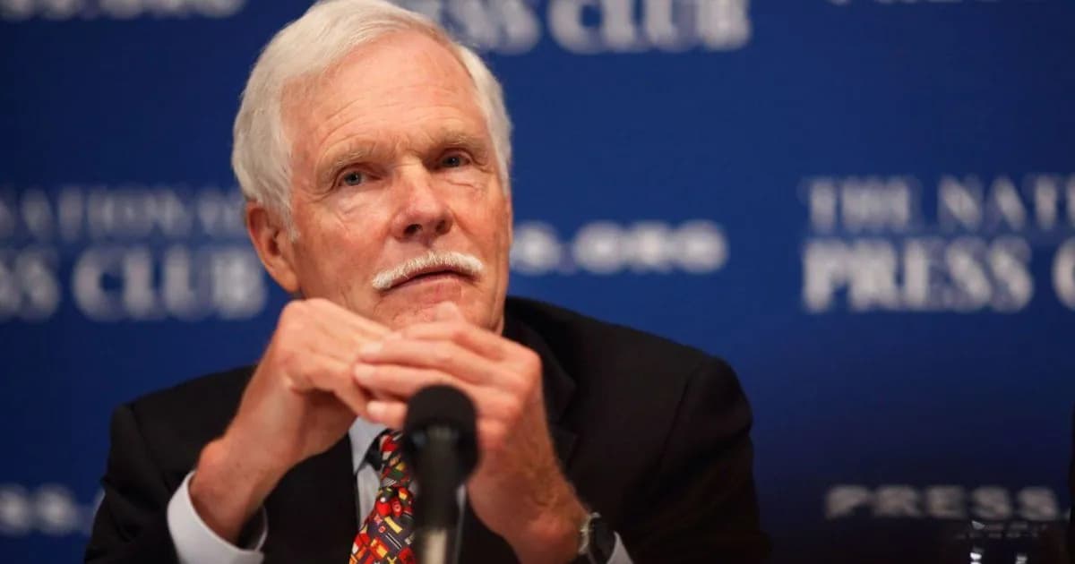 Falleció Ted Turner, pionero de CNN y referente en medios de comunicación