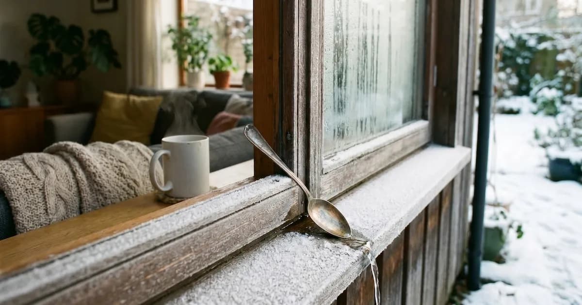 El truco de la cuchara en la ventana: ¿realmente ayuda a combatir la humedad?