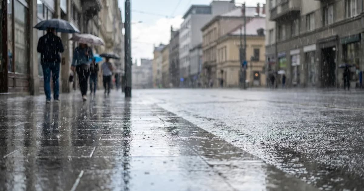 Condiciones meteorológicas adversas en el AMBA: lluvias y frío en los próximos días