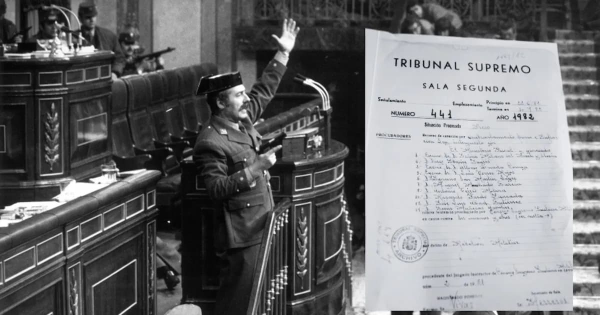 Desclasificación de documentos revela detalles del golpe del 23F en España