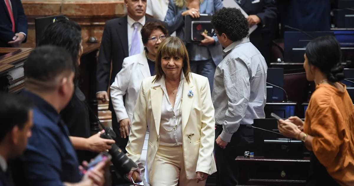 Bullrich desafía a Milei y agita la interna oficialista en el Congreso
