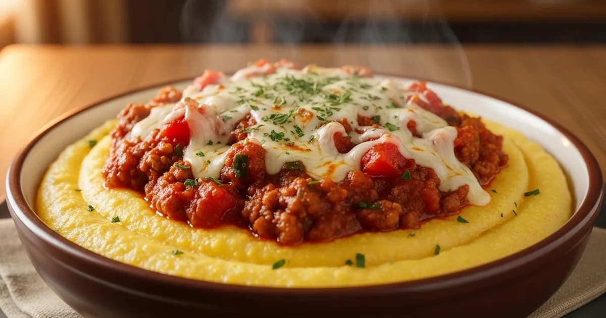 Polenta con tuco y queso: un clásico argentino fácil de preparar