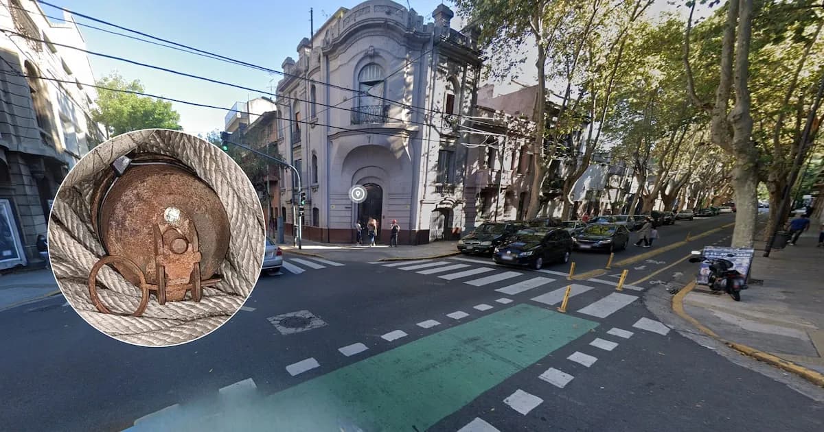 Descubren una granada en un tacho de basura en Constitución