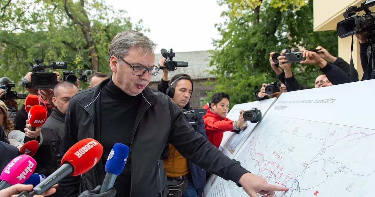 Dos hombres arrestados en Serbia por planear atentado contra el presidente Vucic