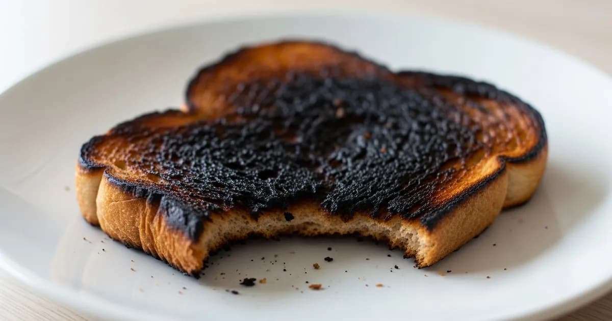 El pan tostado oscuro y sus riesgos para la salud: lo que hay que saber