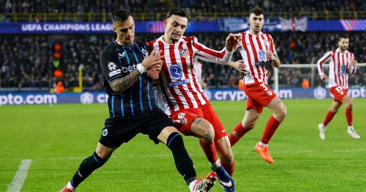 Atlético de Madrid y Brujas: Hora y detalles del partido decisivo de Champions