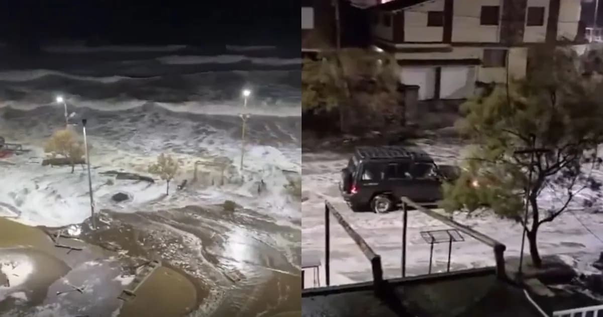 Ciclón Extratropical Devasta la Costa Atlántica: Olas de 7 Metros y Destrucción en Varias Localidades