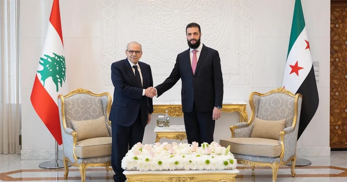 Líbano y Siria: Avances en la Colaboración Bilateral Tras Reunión entre Salam y Al Shara