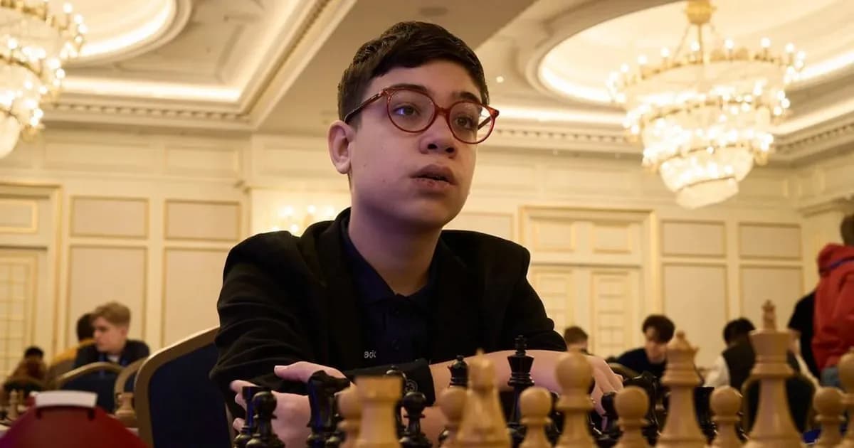 Faustino Oro se consagra como el segundo Gran Maestro más joven en la historia del ajedrez
