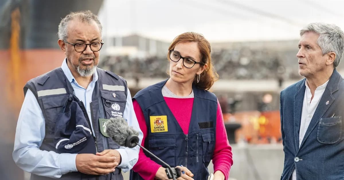 La OMS elogia la gestión del Gobierno español en el desembarco del MV Hondius