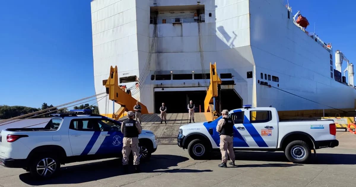 Cocaína en buque italiano: 16 kilos incautados en el puerto de Zárate