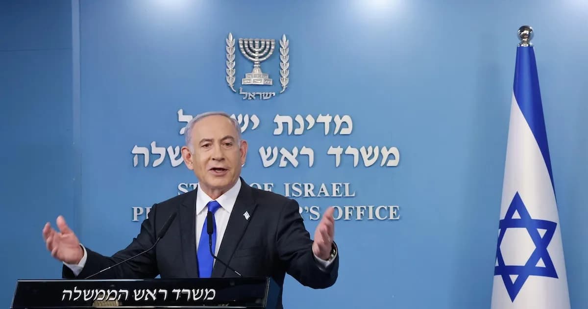 Netanyahu defiende a los colonos israelíes y critica las sanciones de la UE