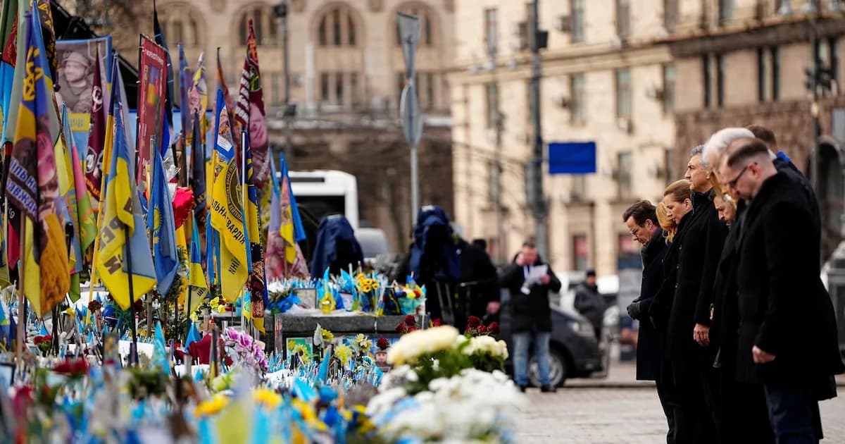 La UE reitera su apoyo a Ucrania en el cuarto aniversario de la invasión rusa