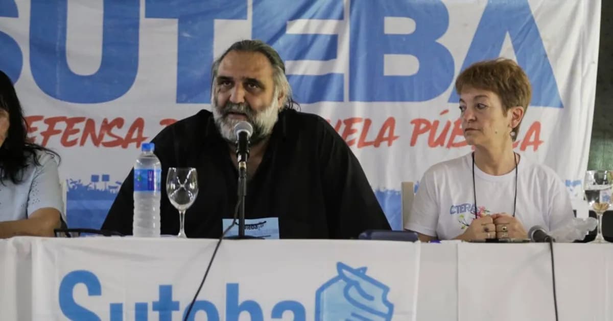 La lista oficialista se impone en SUTEBA sin Roberto Baradel tras 20 años de liderazgo