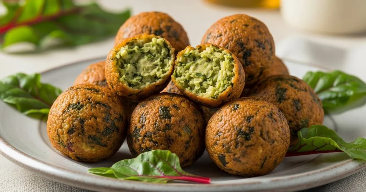 Buñuelos de acelga en freidora de aire: una receta rápida y deliciosa para disfrutar en casa