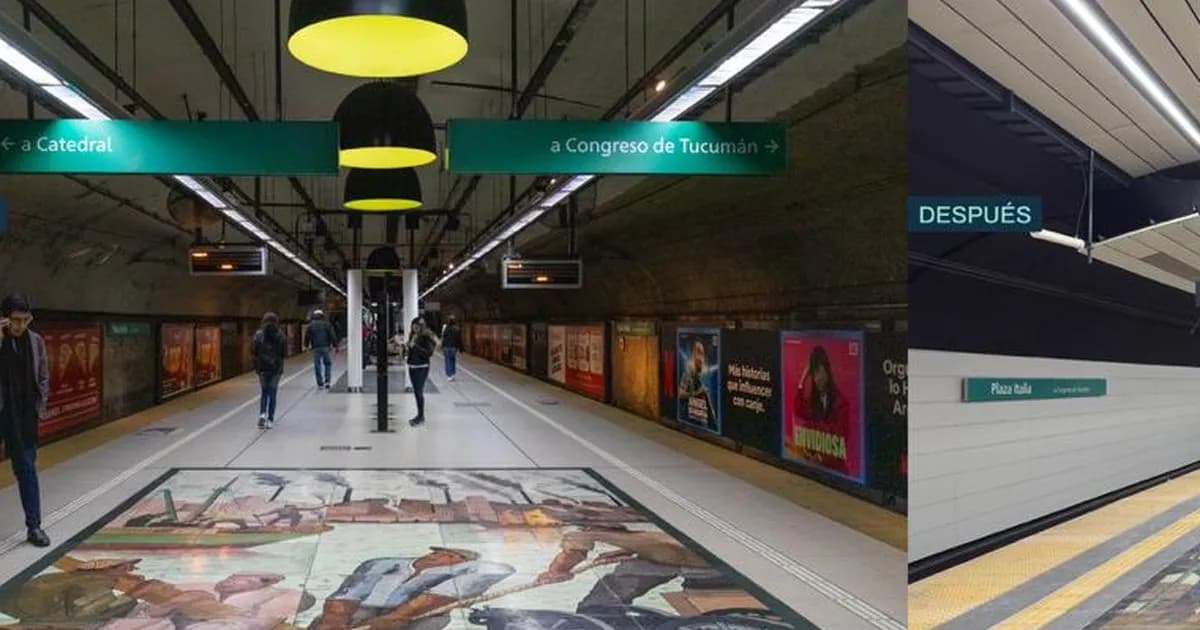 Reapertura de Plaza Italia: Renovación Integral en la Línea D del Subte