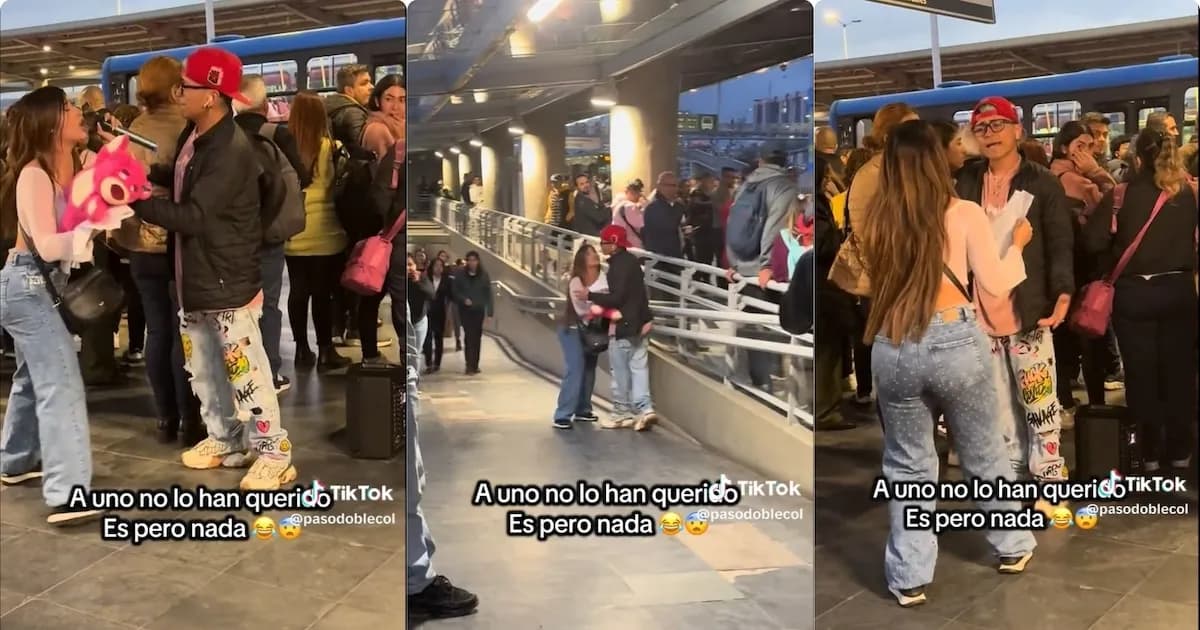 Una mujer se vuelve viral por su emotiva serenata en el Transmilenio de Bogotá