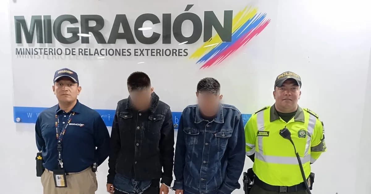 Capturan en Bogotá a hermanos buscados por homicidio tras escapar a Brasil