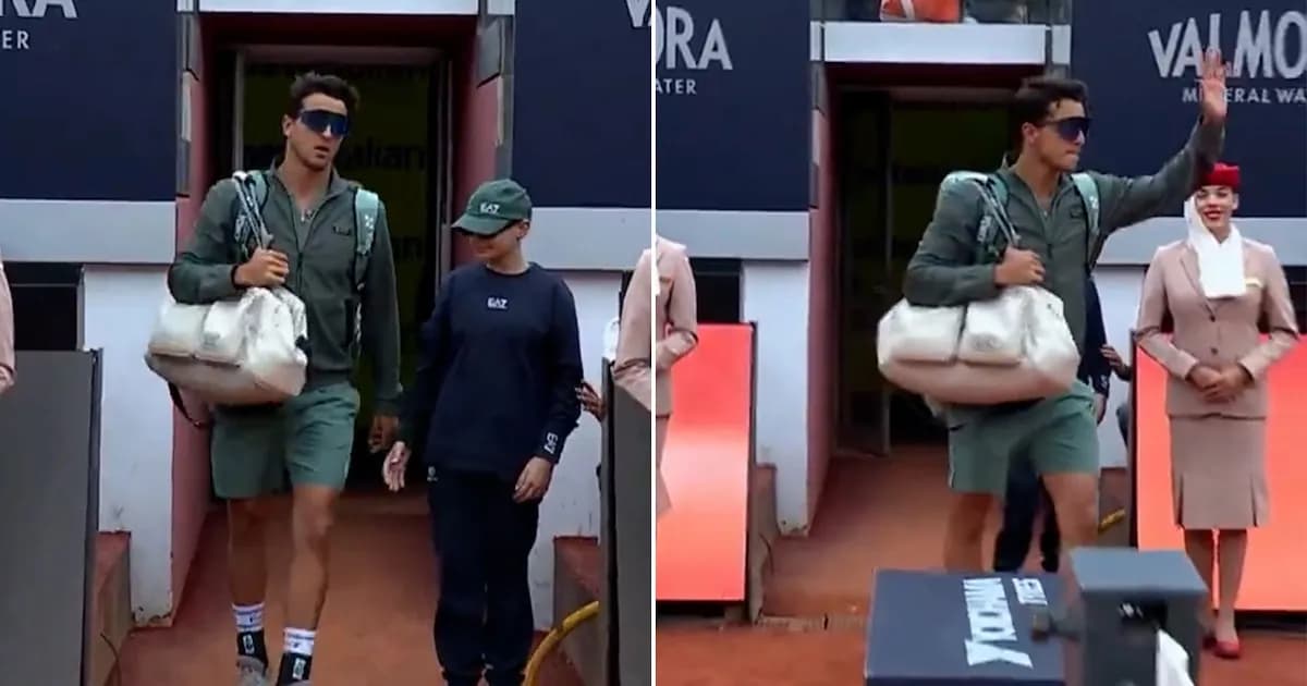 Luciano Darderi y la polémica por un descuido con un niño en Roma