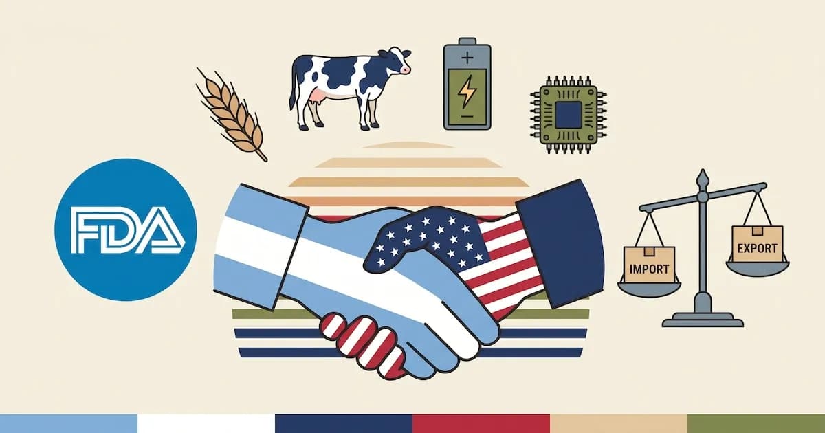 Argentina y EE. UU.: Un Acuerdo Comercial que Marca un Cambio Estratégico