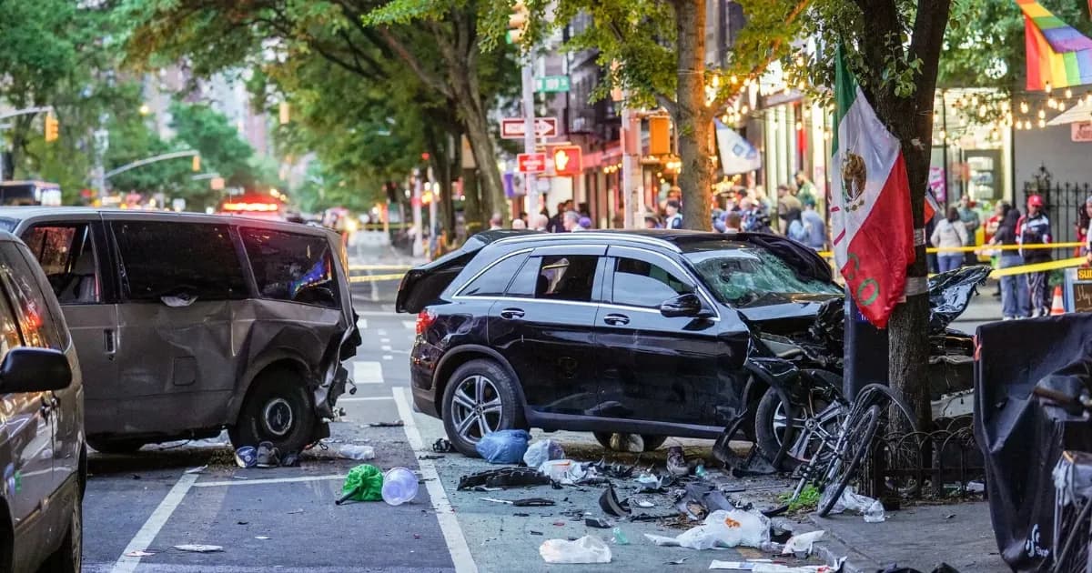 Trágico accidente en Manhattan: un conductor ebrio embiste a peatones y causa dos muertes