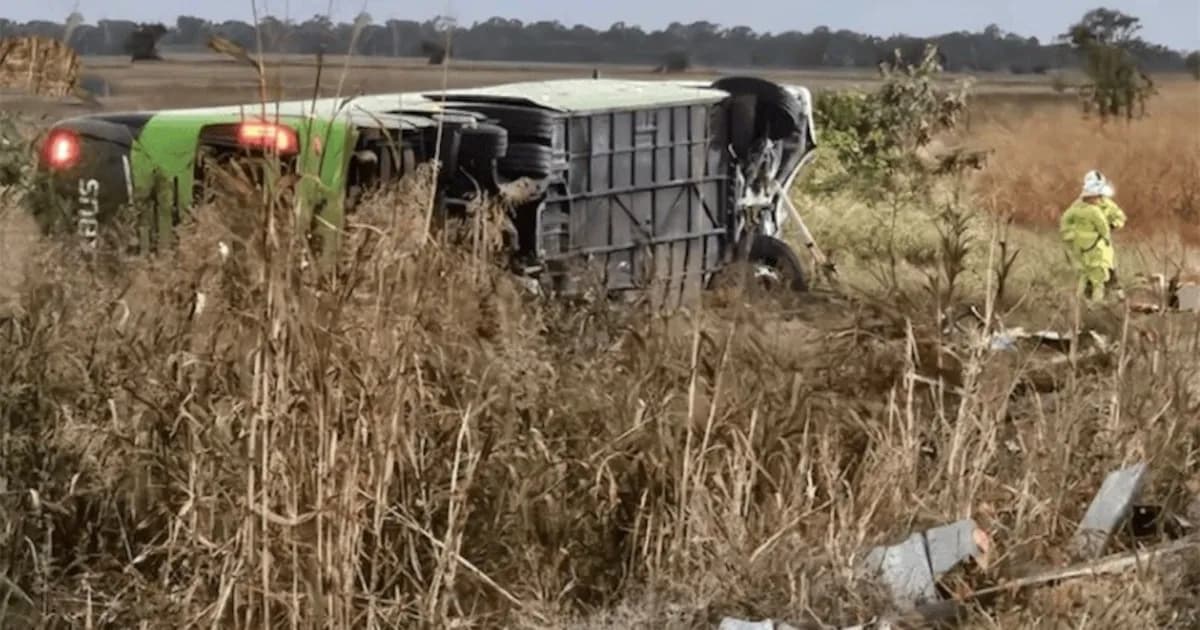 Tragedia en Australia: Una joven argentina pierde la vida tras el vuelco de un colectivo