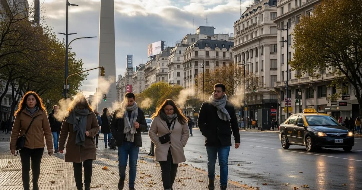Clima en el AMBA: Pronóstico para un domingo fresco y ventoso