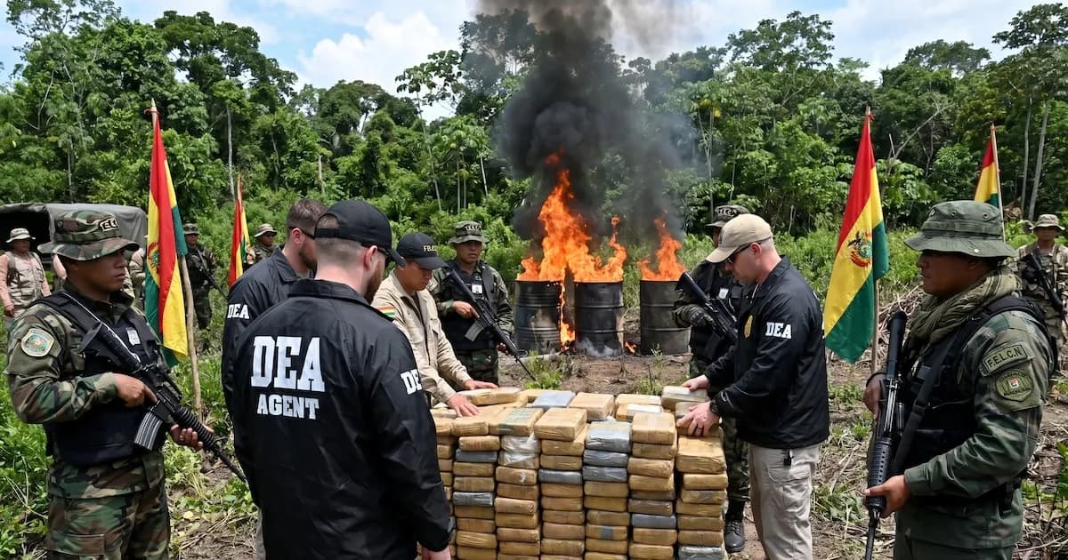 Los bolivianos respaldan la cooperación de la DEA en la lucha contra el narcotráfico