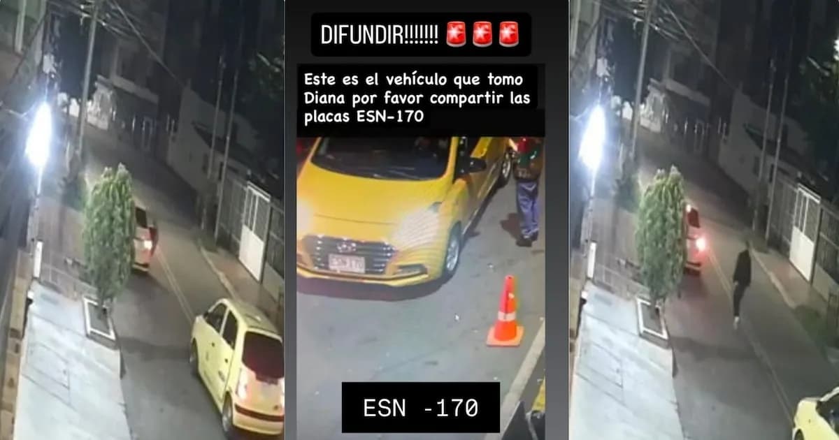 Taxista se presenta ante la Fiscalía tras desaparición de Diana Ospina en Bogotá