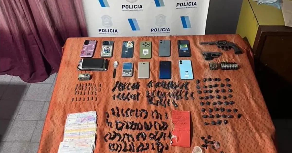 Desmantelan una red de narcotráfico en Quilmes: siete detenidos y drogas incautadas