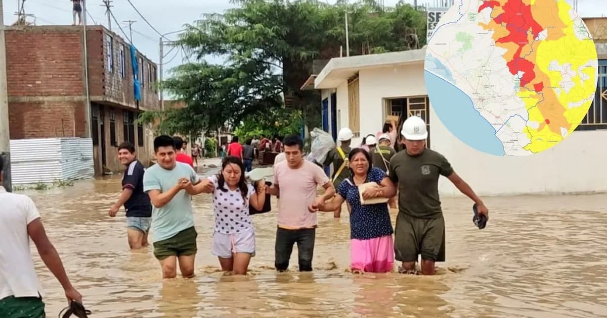 Alerta roja en Perú por huaicos: Senamhi advierte riesgo en cinco regiones