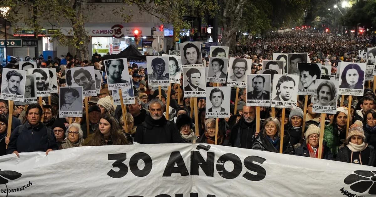 Marcha del Silencio en Montevideo: Un clamor por justicia y memoria