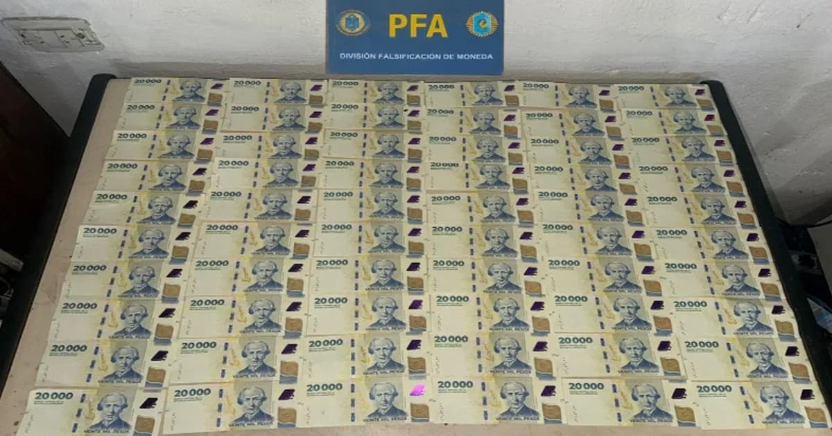 Desmantelan una red de falsificación de billetes en Buenos Aires: detalles de la investigación
