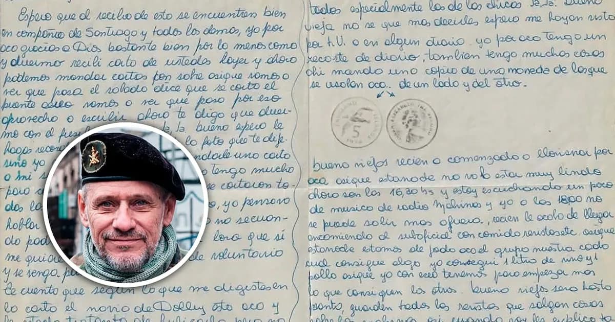 Un veterano de Malvinas busca recuperar una carta subastada tras un engaño