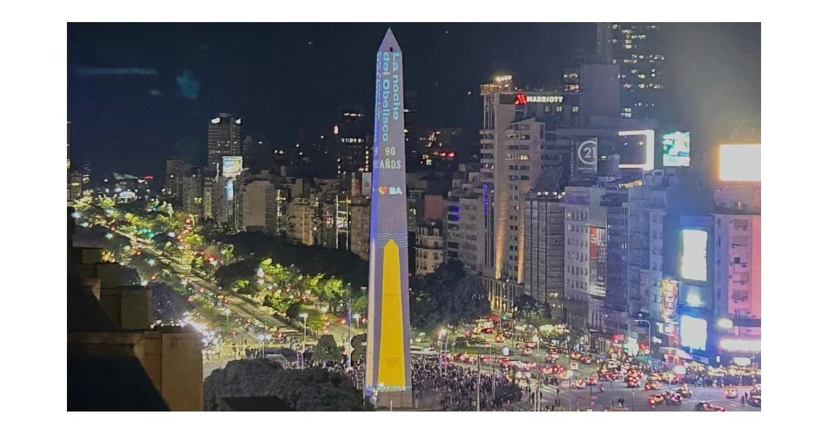 Celebración por los 90 años del Obelisco: una noche de arte y cultura en la Avenida Corrientes