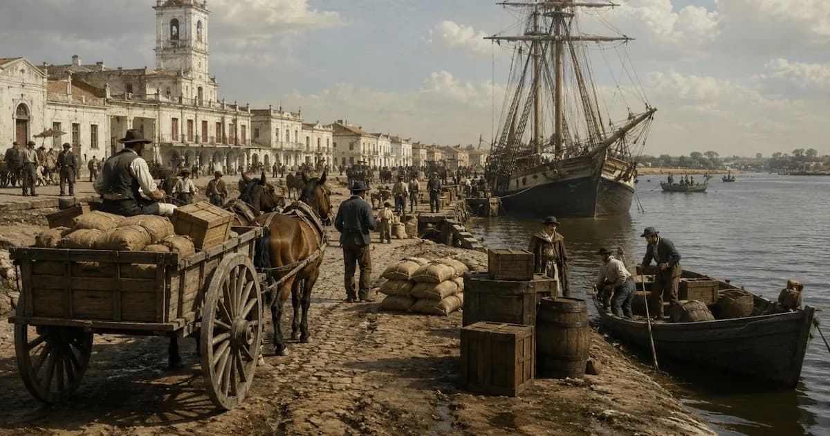 El sistema logístico en el Virreinato del Río de la Plata: un análisis de 1810