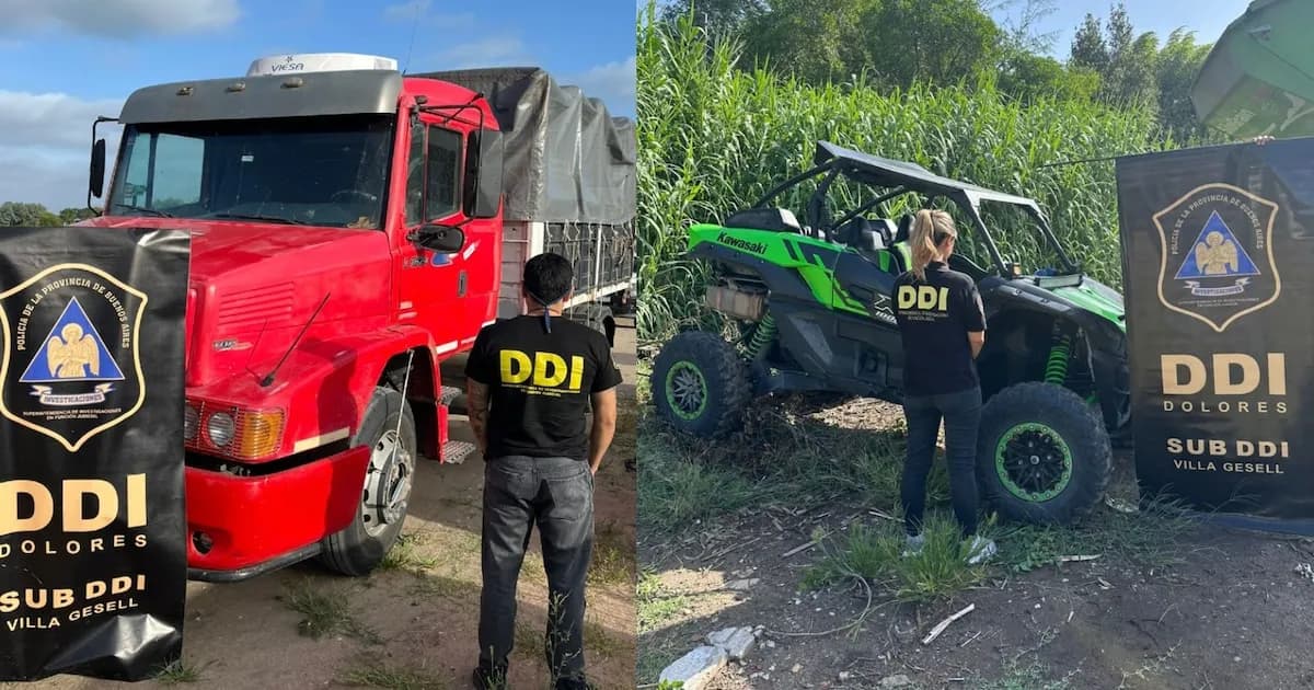 Villa Gesell: Se investiga maniobra peligrosa con UTV y camión en movimiento