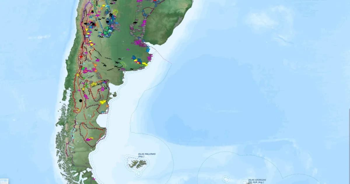 Argentina explora solo el 20% de su territorio y ya identifica más de 26 mil depósitos minerales