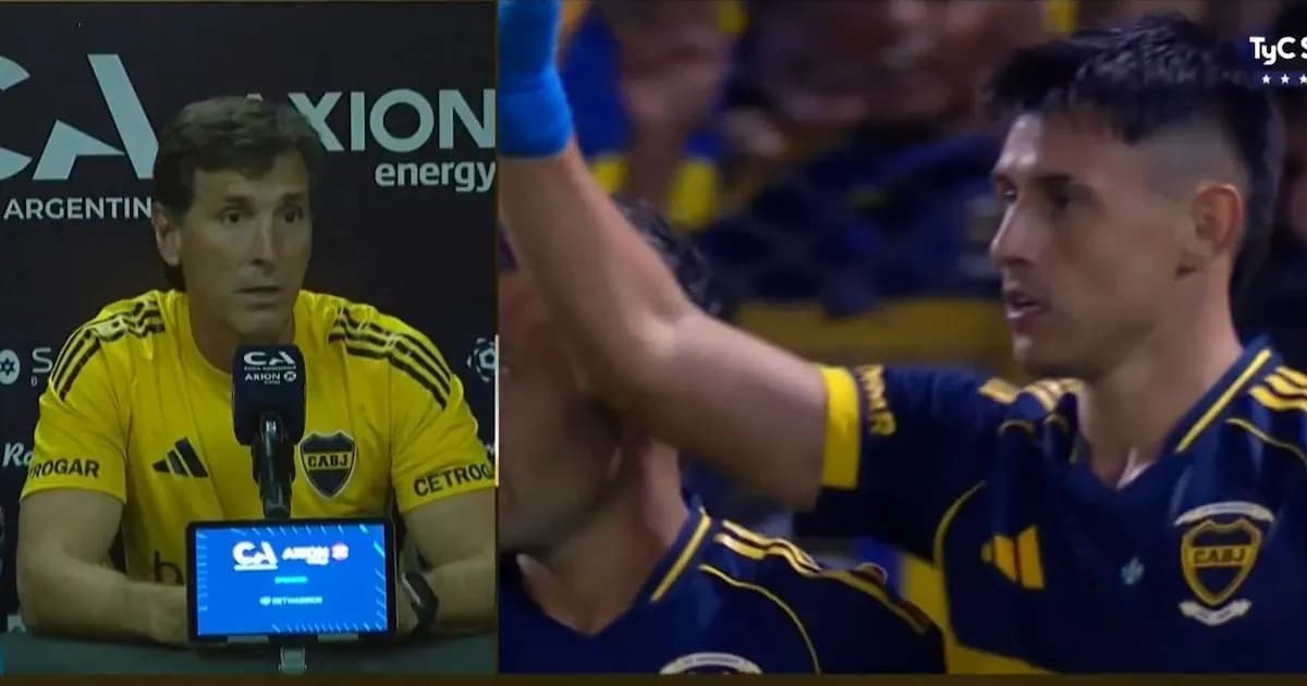 Úbeda celebra el debut de Bareiro tras la victoria de Boca en la Copa Argentina