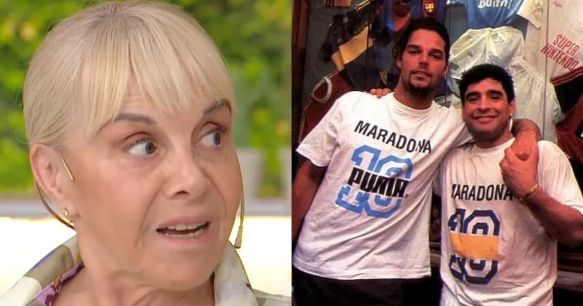Claudia Villafañe revive la visita secreta de Ricky Martin a Maradona: una anécdota inolvidable