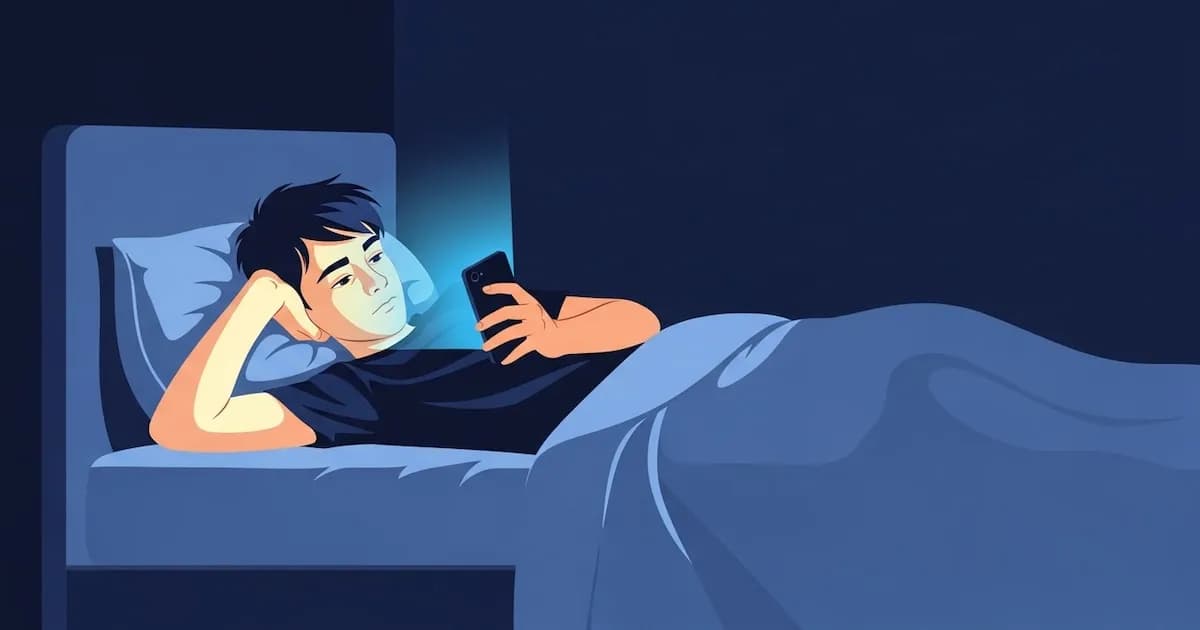 El impacto negativo del uso nocturno del celular en la salud mental y el sueño infantil