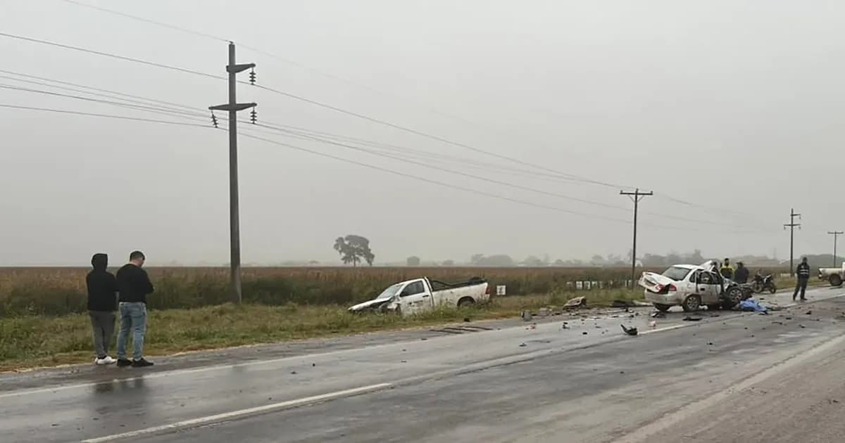 Trágico accidente en Chaco: dos fallecidos tras colisión de auto y camionetas