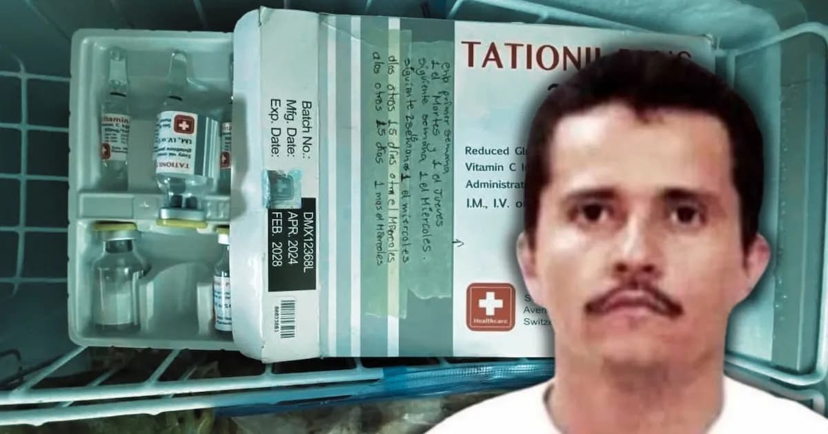 Descubren glutatión inyectable en la cabaña de 'El Mencho' en Tapalpa